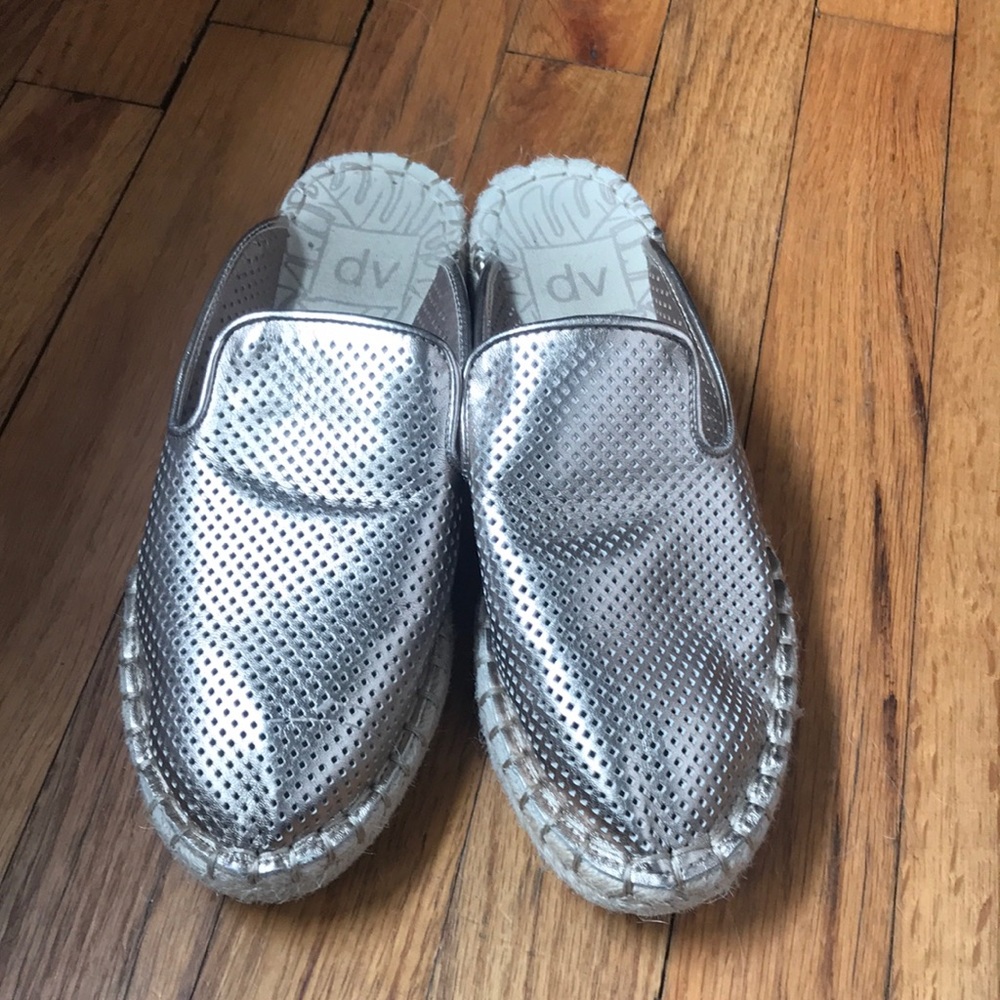 Dolce Vita Metallic Espadrille Slide